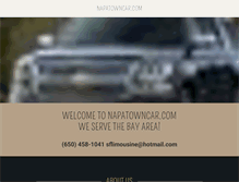 Tablet Screenshot of napatowncar.com
